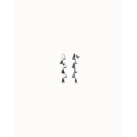 Pendientes UNOde50 Raíces Baño Plata PEN1074MTL0000U