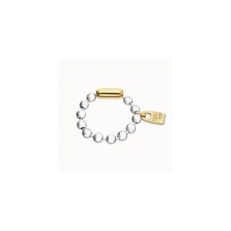 Pulsera UNOde50 Pálpito Bolas Baño Plata, Cierre y Candado Baño Oro PUL1215OROMTL0M