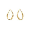Pendientes UNOde50 Navy Aro Baño Oro PEN0627ORO0000U