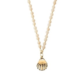 Collar Midi Agatha Paris Madeleine Bolas Acetato Marfil y...