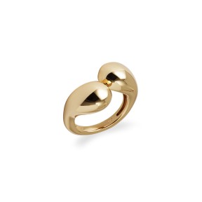 Anillo Vidal&Vidal Big Drop Baño Oro X479041214