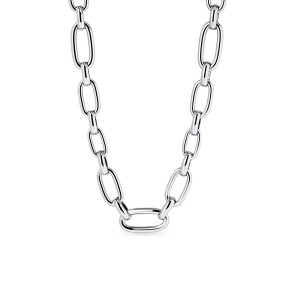 Collar Vidal&Vidal Hex Eslabones Baño Plata X2789342A