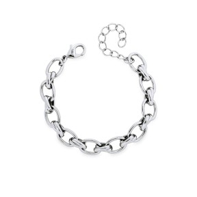 Pulsera Vidal&Vidal Relief Eslabones Baño Plata X2822417