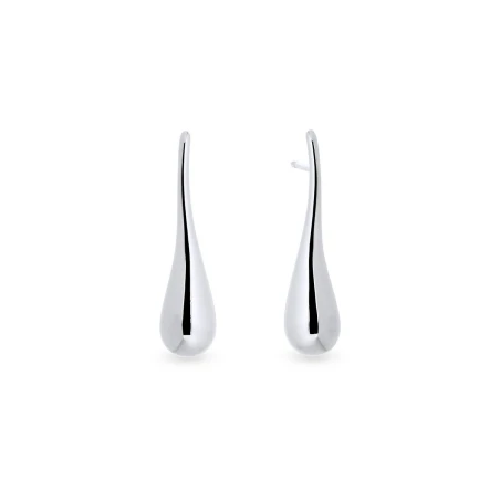 Pendientes Vidal&Vidal Drop Largos Baño Plata X28238