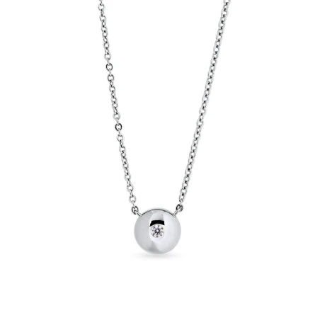Collar Vidal&Vidal Mesme Baño Plata y Circonita X2832140