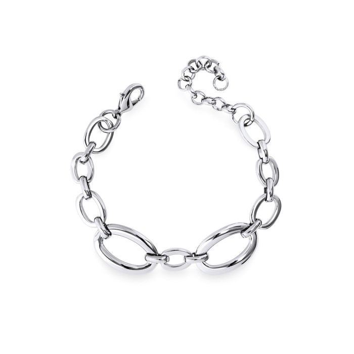 Pulsera Vidal&Vidal Bold Eslabones Baño Plata...