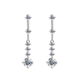 Pendientes Brizzling Moissanite Diamond BME2060