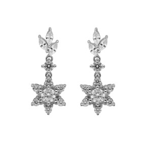 Pendientes Brizzling Moissanite Diamond Estrella BME159