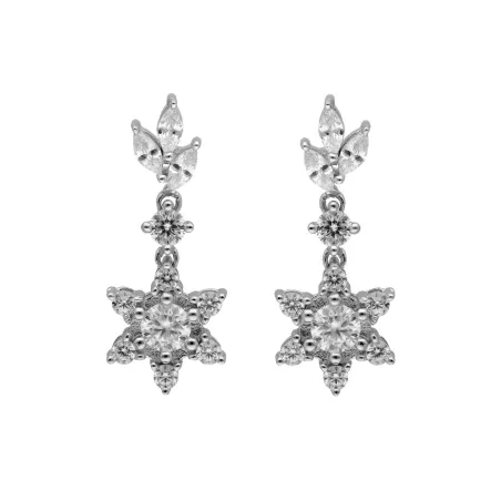 Pendientes Brizzling Moissanite Diamond Estrella BME159