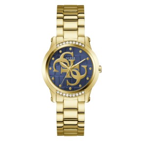 Reloj Guess Annete Dorado y Azul Analógico Mujer GW0861L6