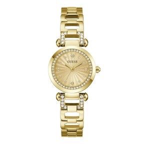 Reloj Guess Ginger Dorado Analógico Mujer GW0869L4