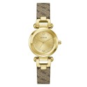 Reloj Guess Ginger Dorado y Marrón Analógico Mujer GW1021L2