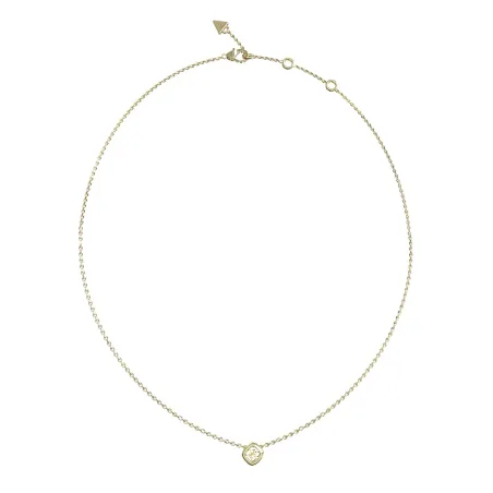 Collar Guess Jaipur Splendor Acero Baño Oro y Cristal Blanco JUBN06150JWYGT-U