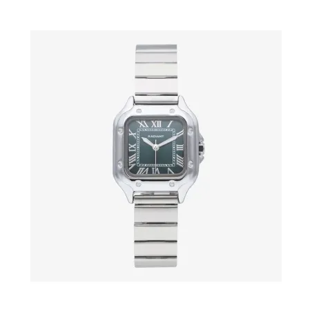 Reloj Radiant Chris Plateado y Verde Analógico Mujer RA661201