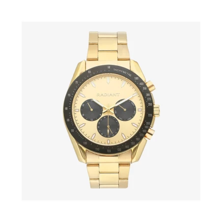 Reloj Radiant Marlon Dorado y Negro Multifunción Hombre RA668704