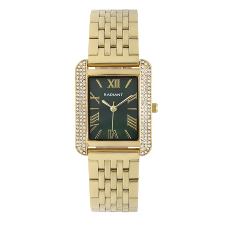 Reloj Radiant After Glow dorado y Verde Analógico Mujer RA688204