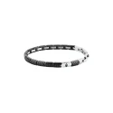 Pulsera Maserati Ceramic Acero y Cerámico Negro Hombre JM226ATZ86