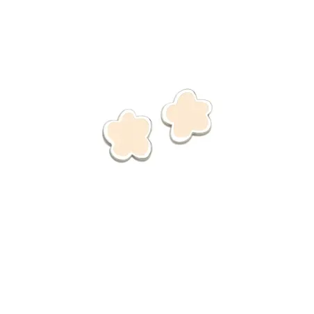 Pendientes Agatha Ruiz de la Prada Superagatha Flor Plata y Esmalte Pastel 050SPA