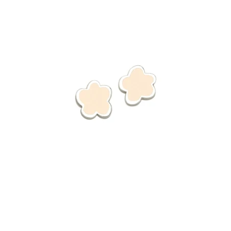 Pendientes Agatha Ruiz de la Prada Superagatha Flor Plata y Esmalte Pastel 050SPA