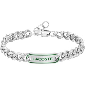 Pulsera Lacoste District Plateada Hombre 2040224