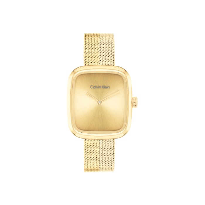 Reloj Calvin Klein Adore Dorado Analógico Mujer...