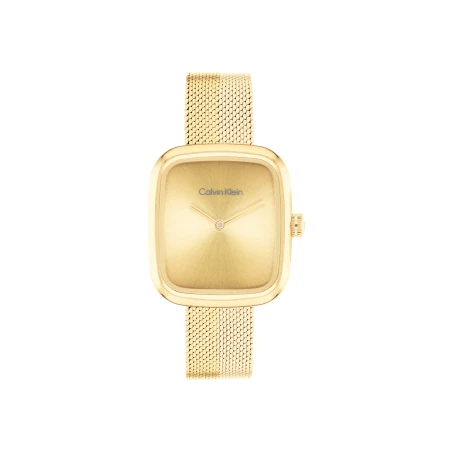 Reloj Calvin Klein Adore Dorado Analógico Mujer 25100099
