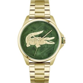 Reloj Lacoste Le Croc Dorado y Verde Analógico Hombre...