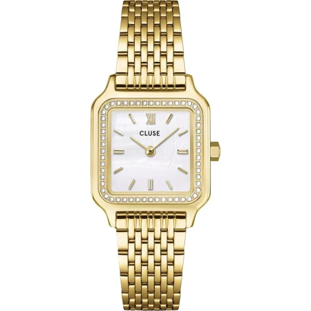 Reloj Cluse Gracieuse Petite Dorado y Blanco, Perlas Analógico Mujer CW11826