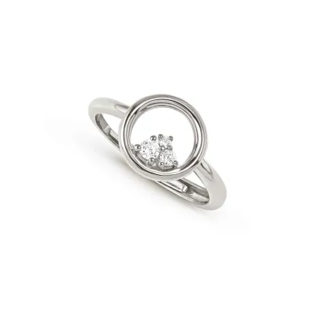 Anillo Nomination Dream Beats Círculo Plata Baño Rodio y Circonita 242608/043