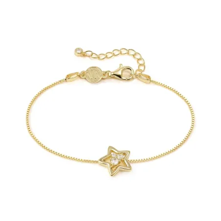 Pulsera Nomination Dream Beats Estrella Plata Baño Oro y Circonitas 242609/009