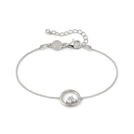 Pulsera Nomination Dream Beats Círculo Plata Baño Rodio y Circonitas 242609/043