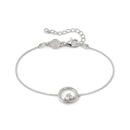 Pulsera Nomination Dream Beats Círculo Plata Baño Rodio y Circonitas 242609/043