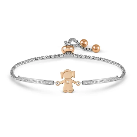 Pulsera Nomination Refined Niña Acero Plateado y Rosado 028017/026