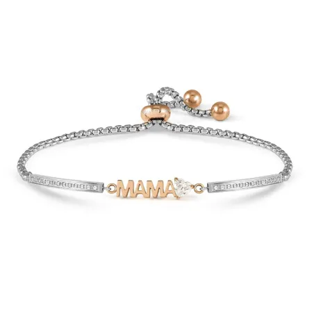 Pulsera Nomination Family Mamá Acero Plateado y Rosado 028026/004