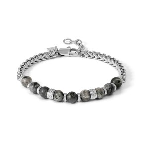 Pulsera Nomination Manvision Stones Jaspe Gris 133017/081
