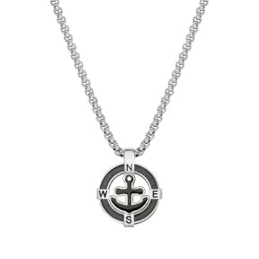 Collar Nomination Manvision Stones Ancla Negra 133025/012