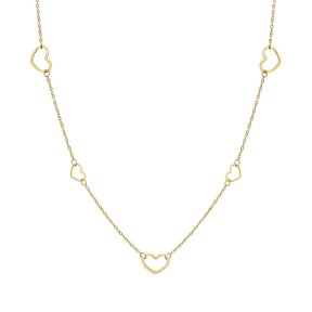 Collar Nomination Rimatika Corazones Acero Baño Oro...
