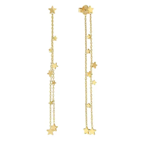 Pendientes Nomination Ritmatika Largos Estrellas Acero Baño Oro