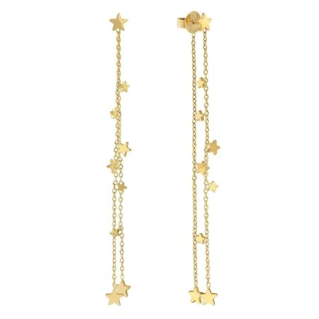 Pendientes Nomination Ritmatika Largos Estrellas Acero Baño Oro