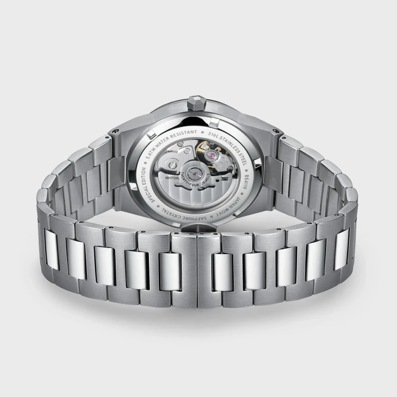 Reloj Cluse Vigoreux Plateado y Negro Automático Hombre CW24104