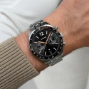 Reloj Cluse Aravis Dual Timer Plateado y Negro Multifunción CW25603 