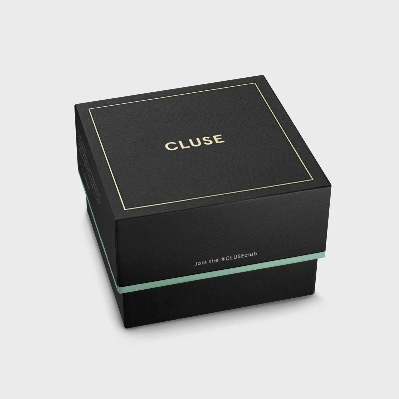 Reloj Cluse Aravis Dual Timer Plateado y Negro Multifunción CW25603 
