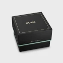 Reloj Cluse Aravis Dual Timer Plateado y Negro Multifunción CW25603 