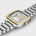 Reloj Cluse Quadrus Plateado y Dorado Multifunción Mujer CW26201