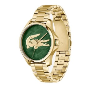 Reloj Lacoste Le Croc Dorado y Verde Analógico Hombre... 2