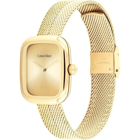 Reloj Calvin Klein Adore Dorado Analógico Mujer 25100099