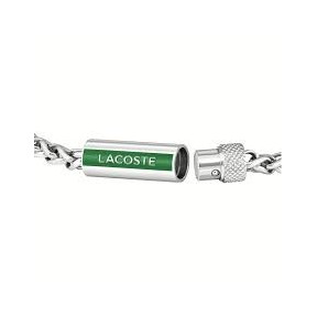 Pulsera Lacoste Spelt Plateada Hombre 2040337 2