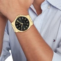 Reloj Tommy Hilfiger Dorado y Negro Analógico Hombre 1792241