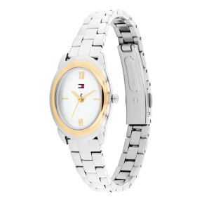 Reloj Tommy Hilfiger Plateado y Dorado Analógico Mujer... 2