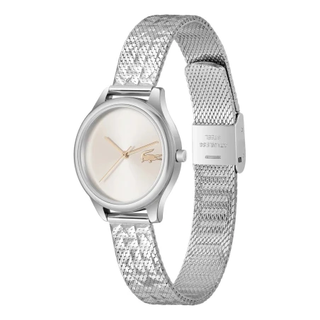 Reloj Lacoste Mini Crocodelle Plateado Analógico Mujer 2001501